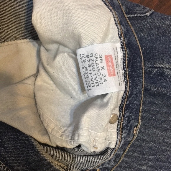 36x34 Wrangler Five Star Relaxed Fit Jeans New - Picture 3 of 4